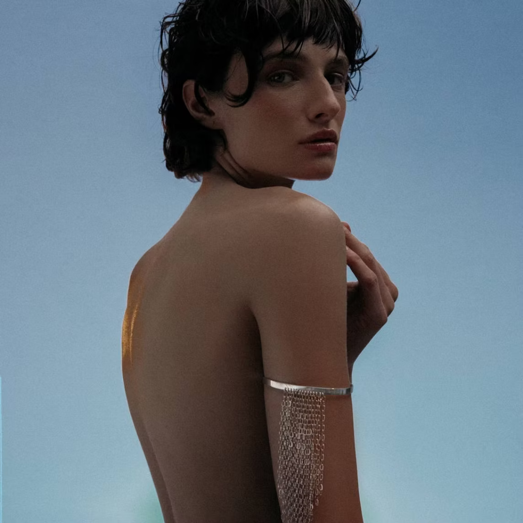 Arm bracelet silver styling