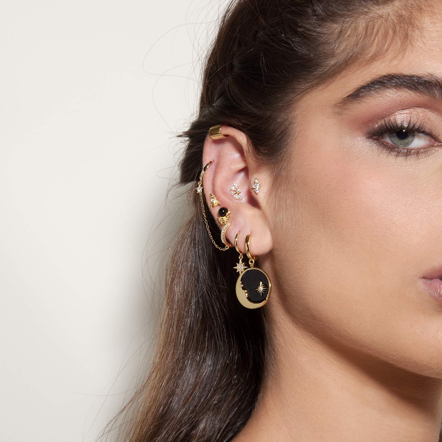 SPACE ODYSSEY ASYMMETRIC EARRINGS