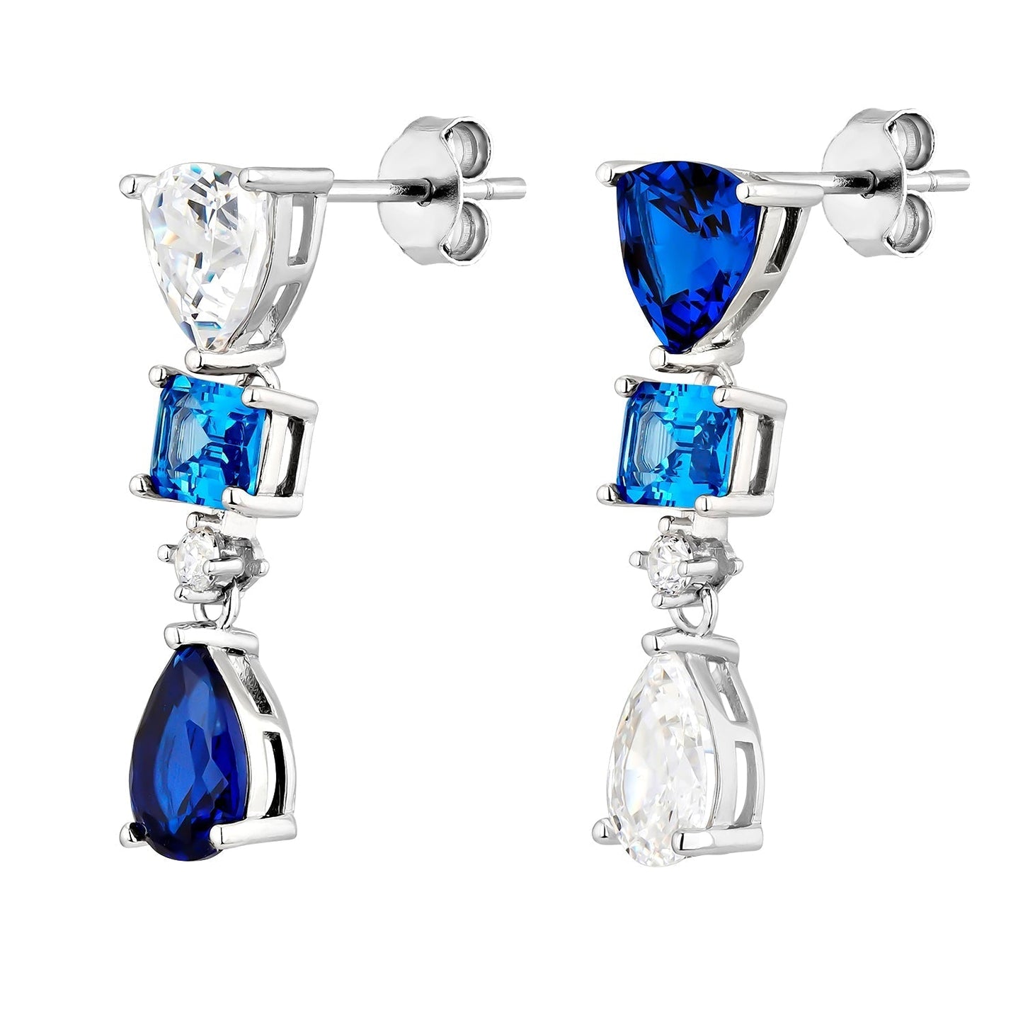 GENEVA ASYMMETRIC EARRINGS