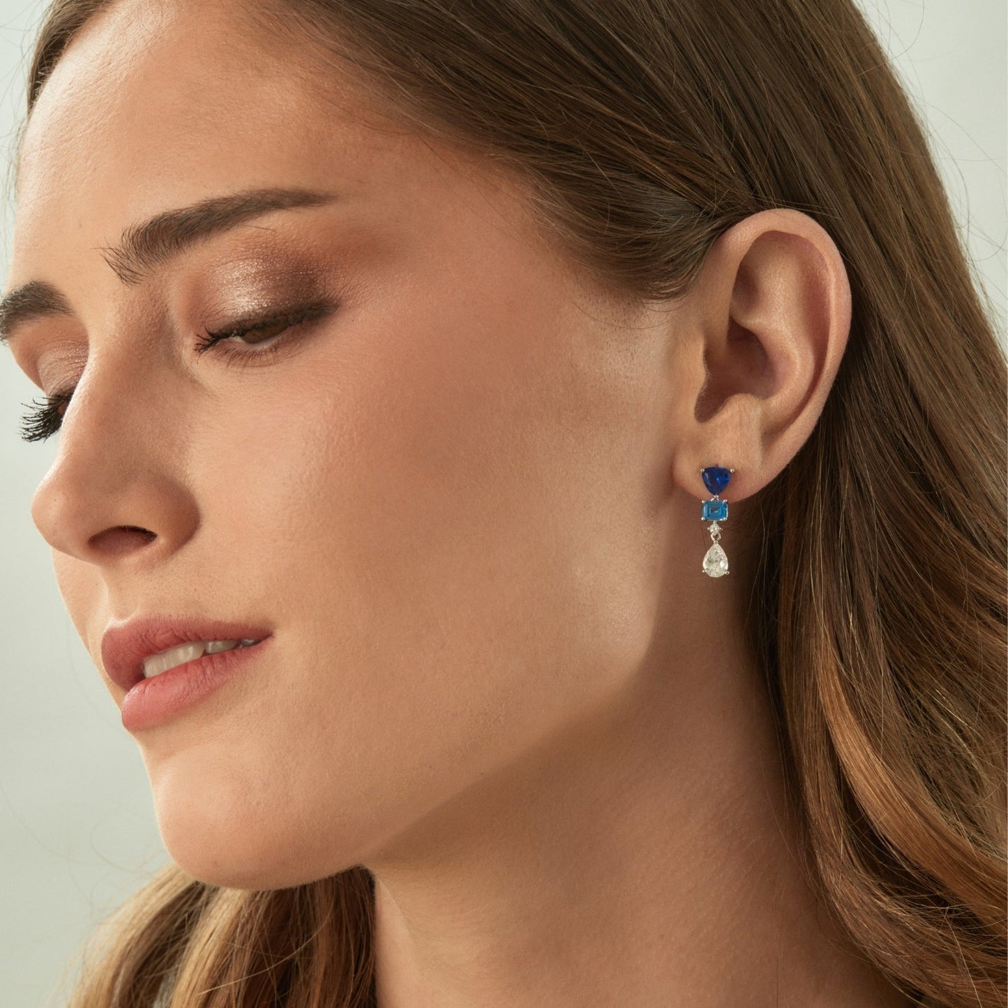 GENEVA ASYMMETRIC EARRINGS