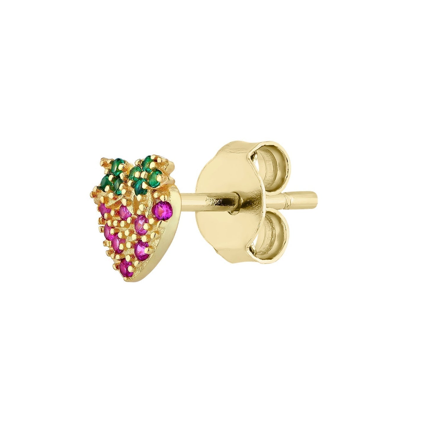 STRAWBERRY SINGLE EARRING