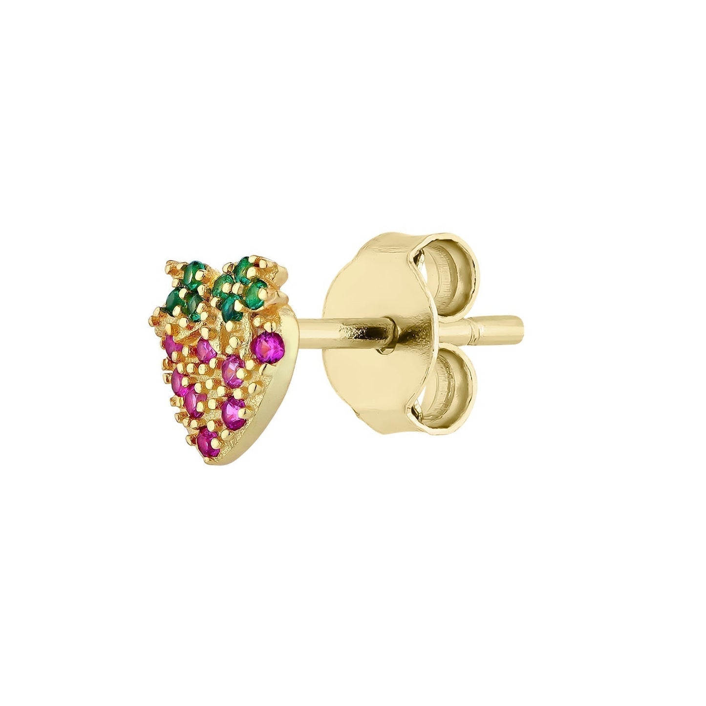 STRAWBERRY SINGLE EARRING