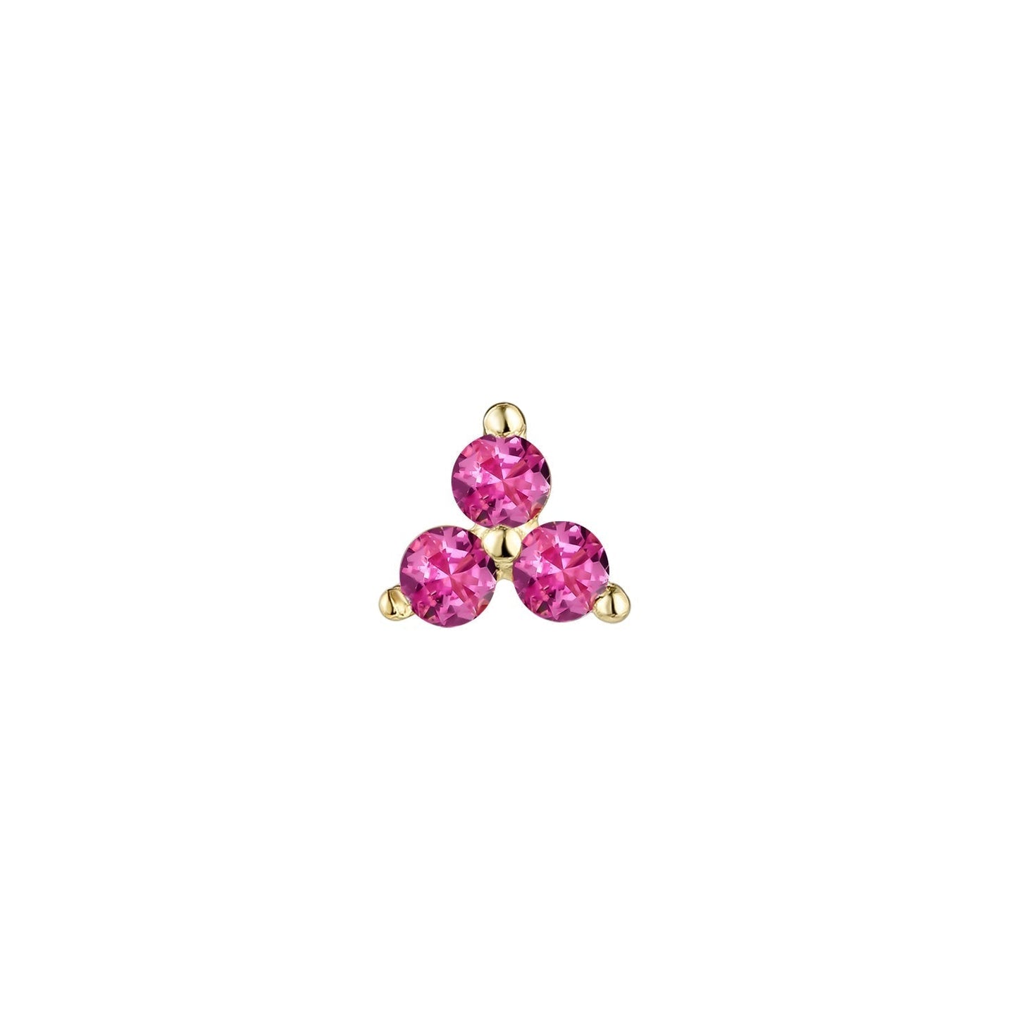 PRINCESSE YELLOW GOLD SINGLE EARRING
