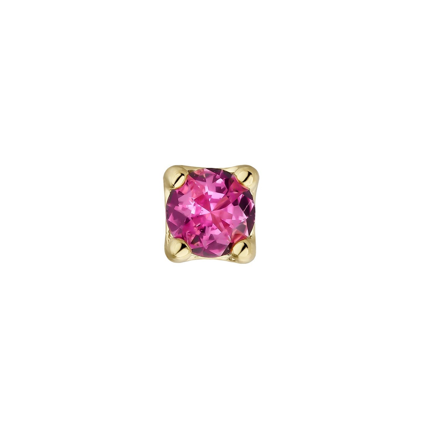 LUZ YELLOW GOLD SINGLE EARRING