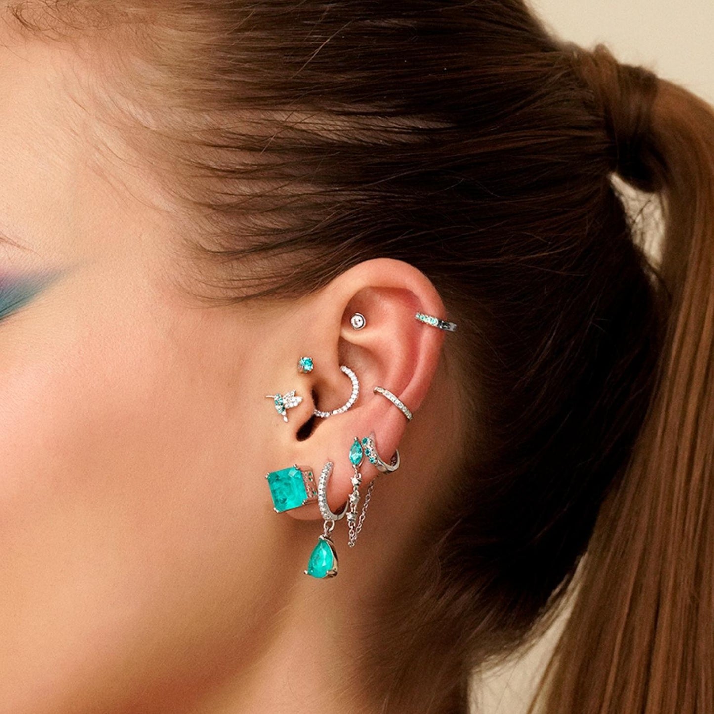 JOLIE SILVER EAR CUFF