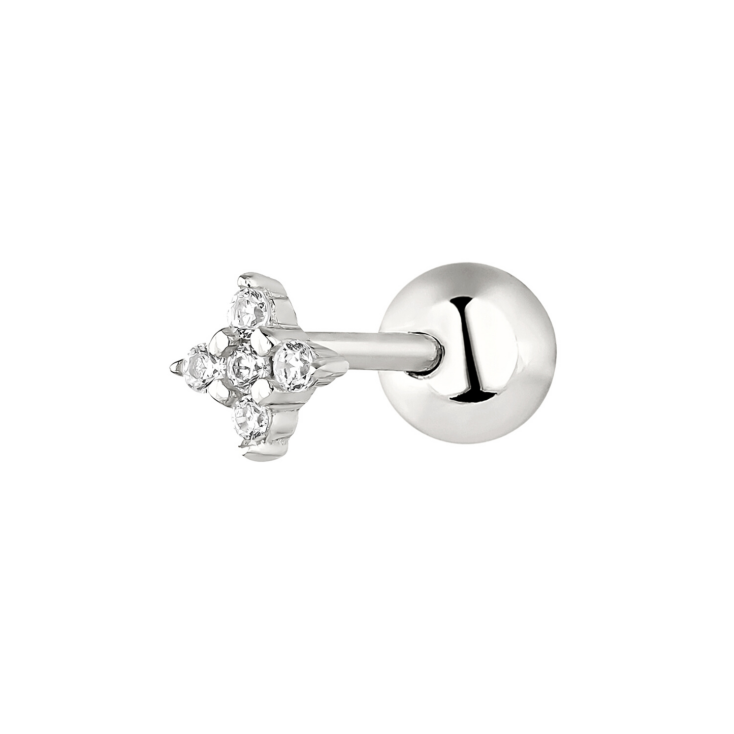 HOSHI SILVER SINGLE EARRING