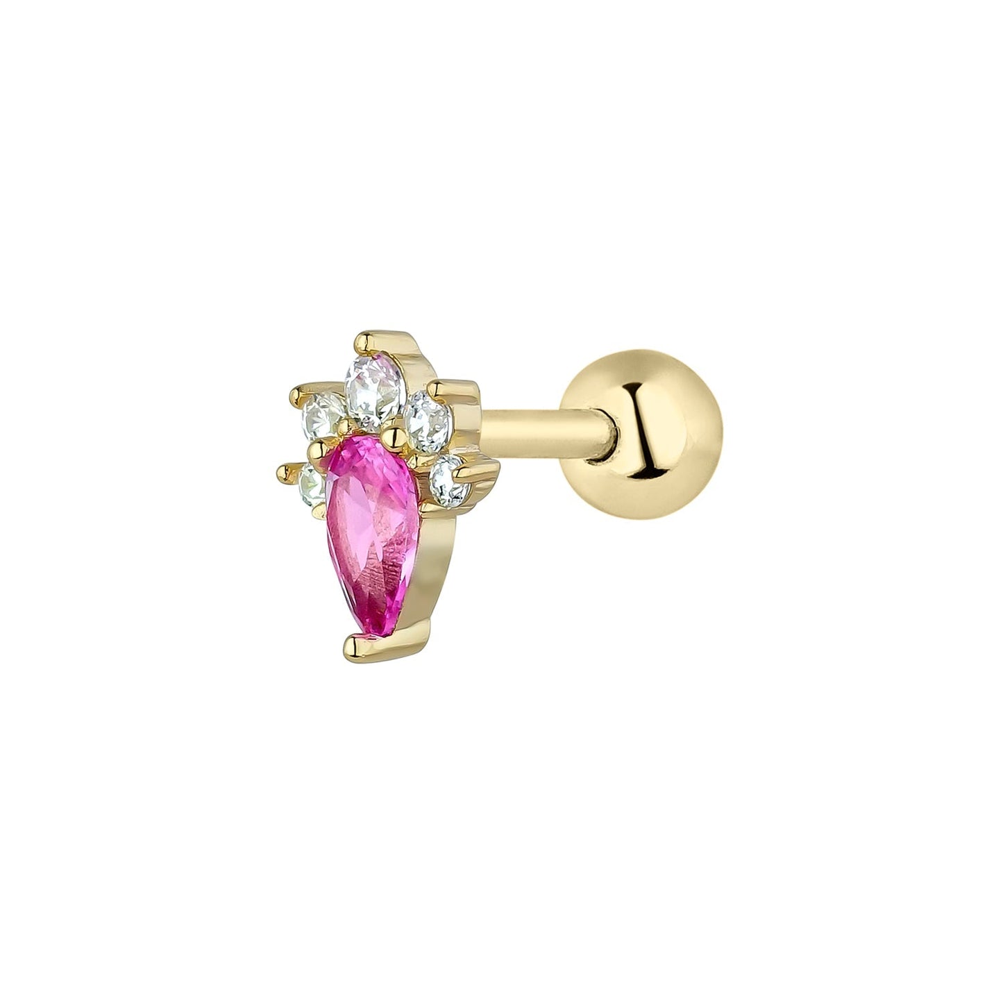 LOIDA ROSE SINGLE EARRING