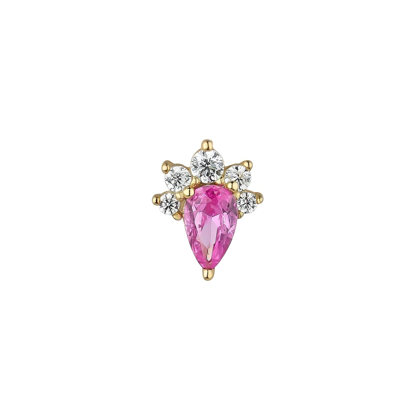 LOIDA ROSE SINGLE EARRING