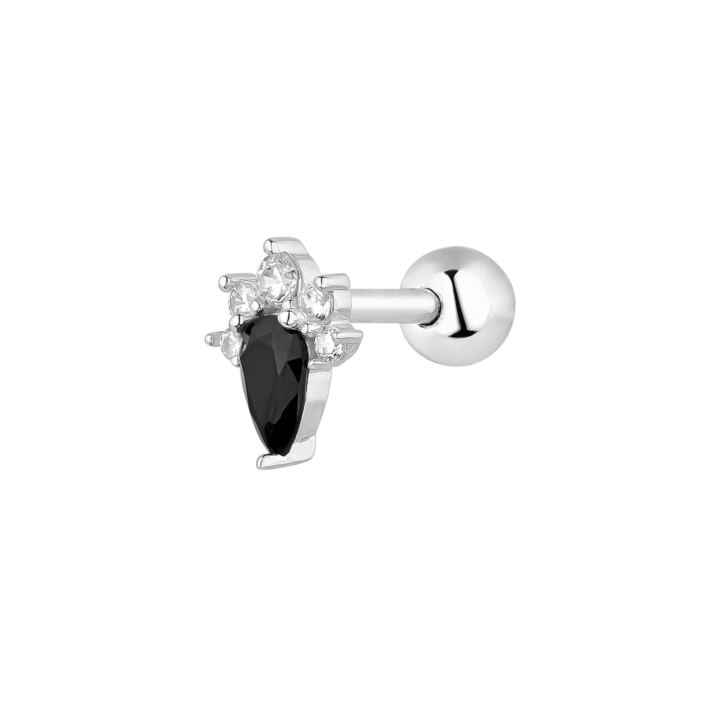 LOIDA SILVER SINGLE EARRING