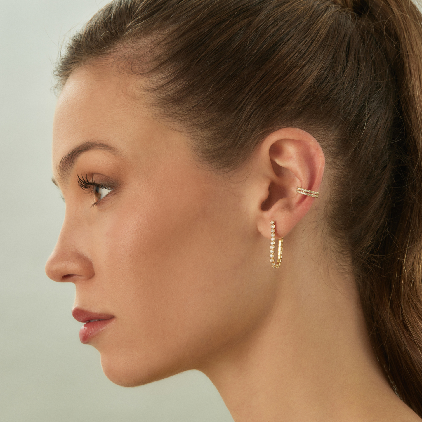 MADISON HOOP PIERCING EARRING