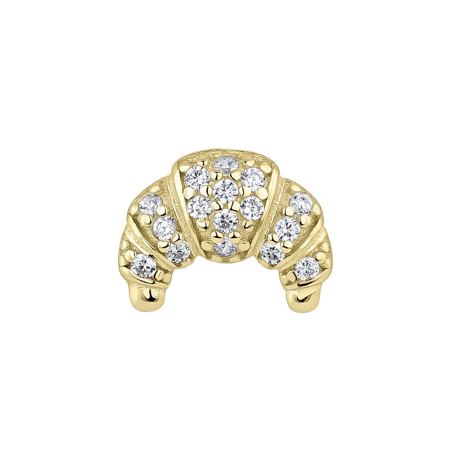 CRESCENT PIERCING EARRING