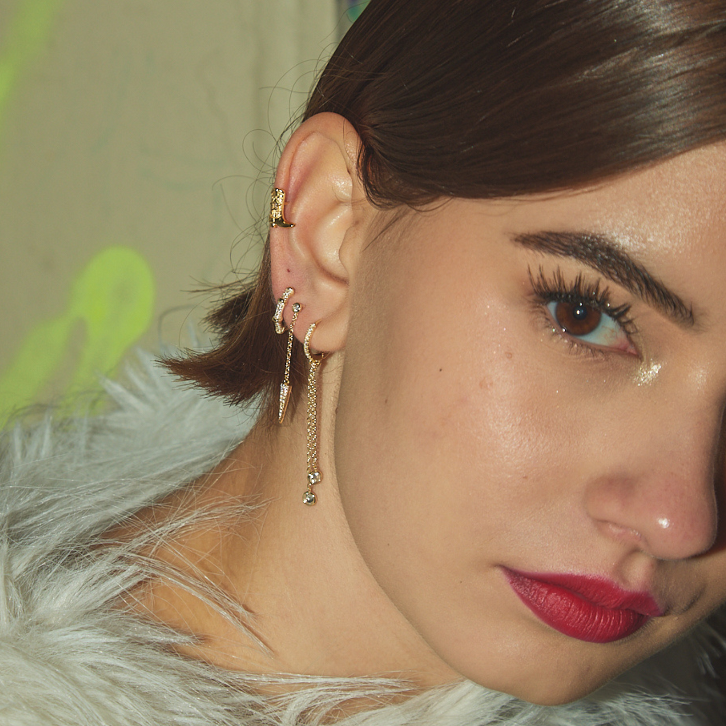 CAPE VERDE HOOP PIERCING EARRING
