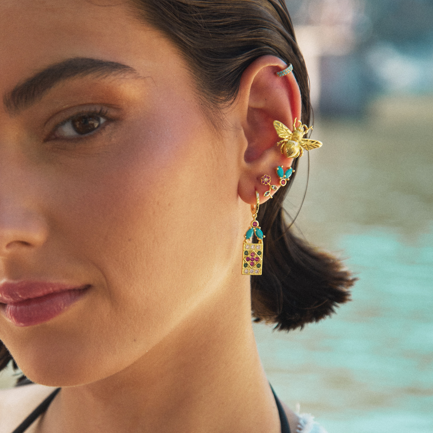 PENDIENTE EARRING POPPY
