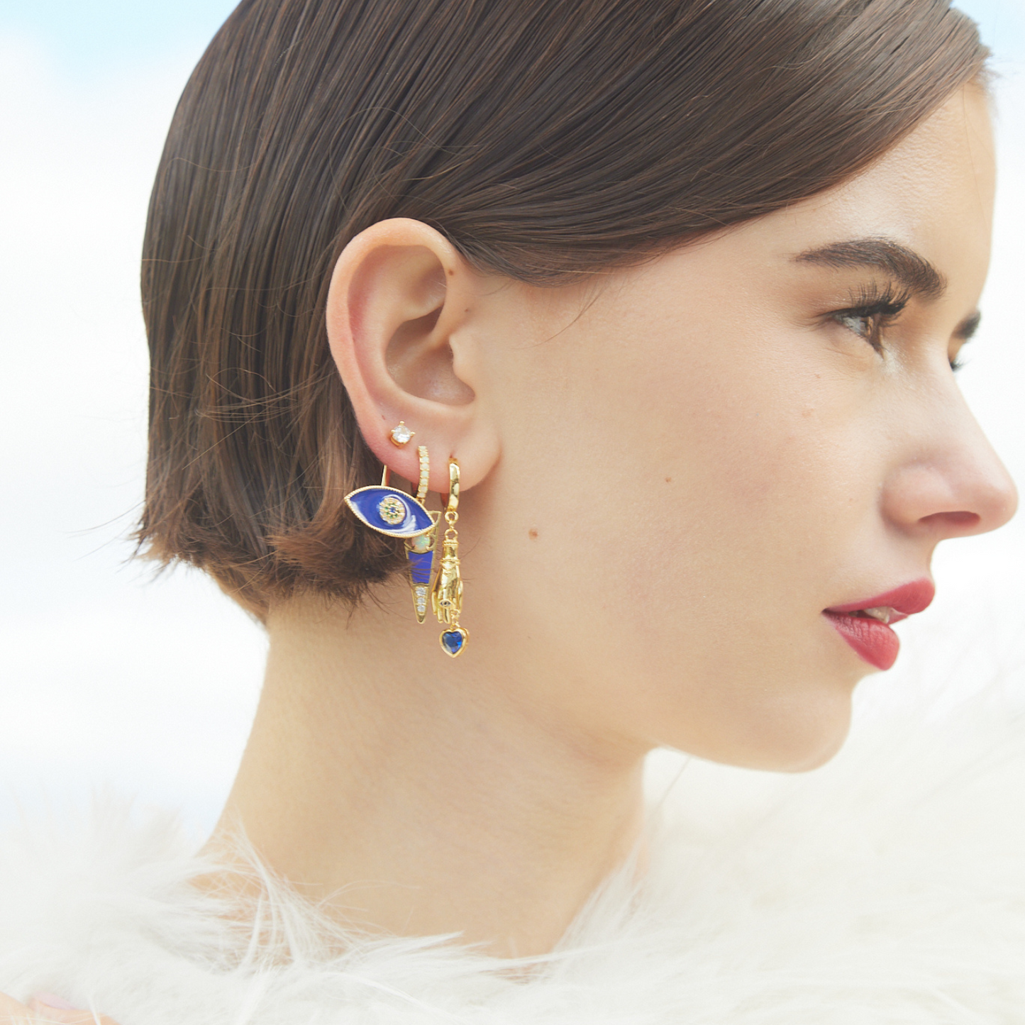 HIGA HOOP PIERCING EARRING