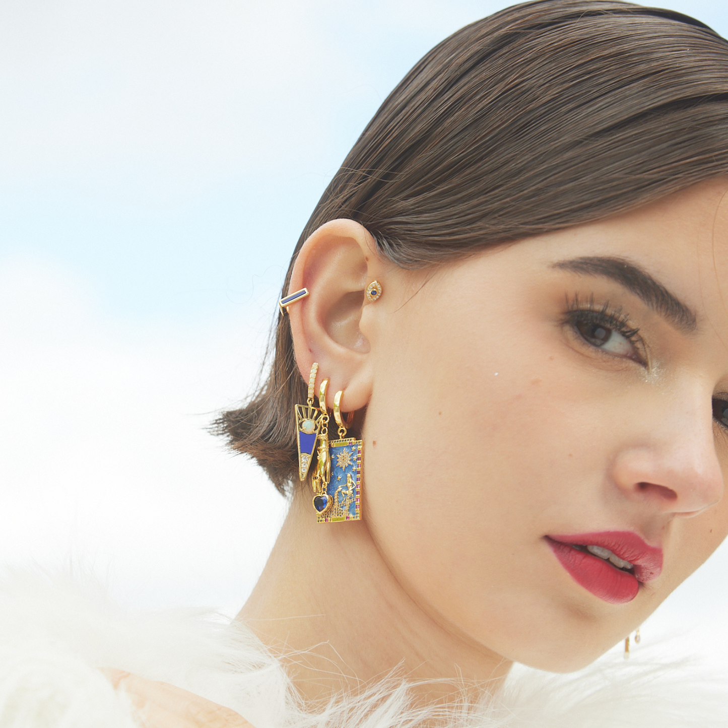 HIGA HOOP PIERCING EARRING
