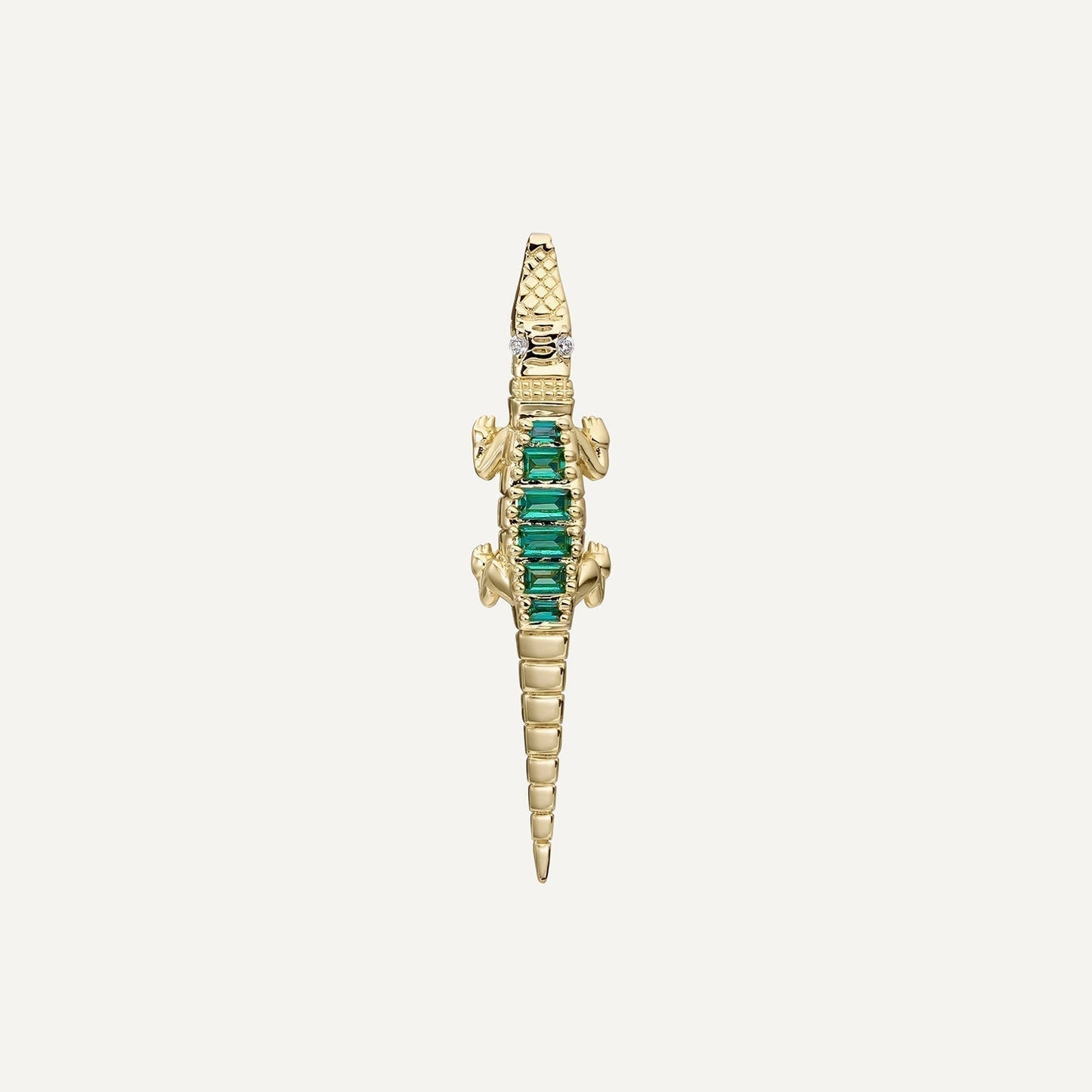 ALLIGATOR PIERCING EARRING
