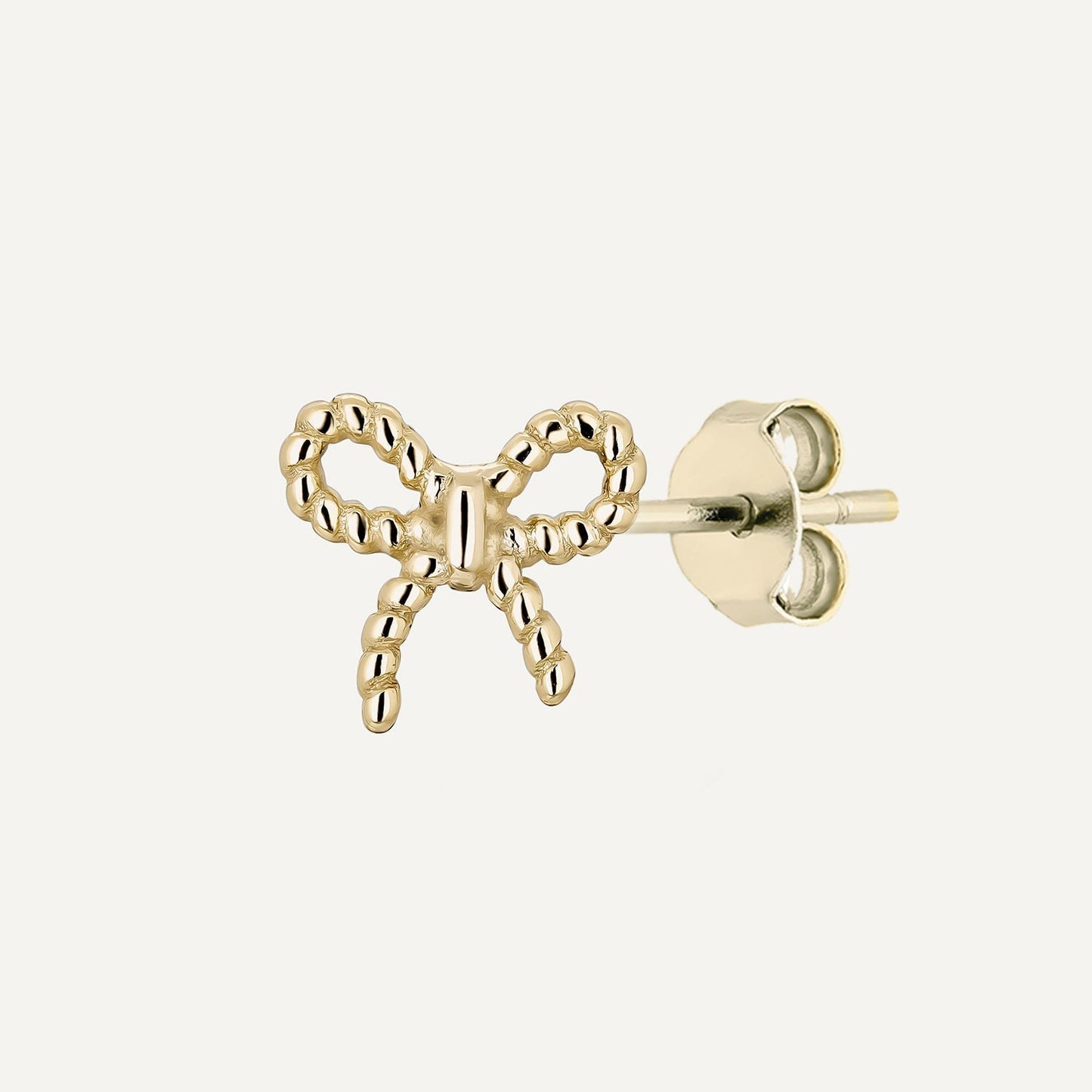 BOW PIERCING EARRING