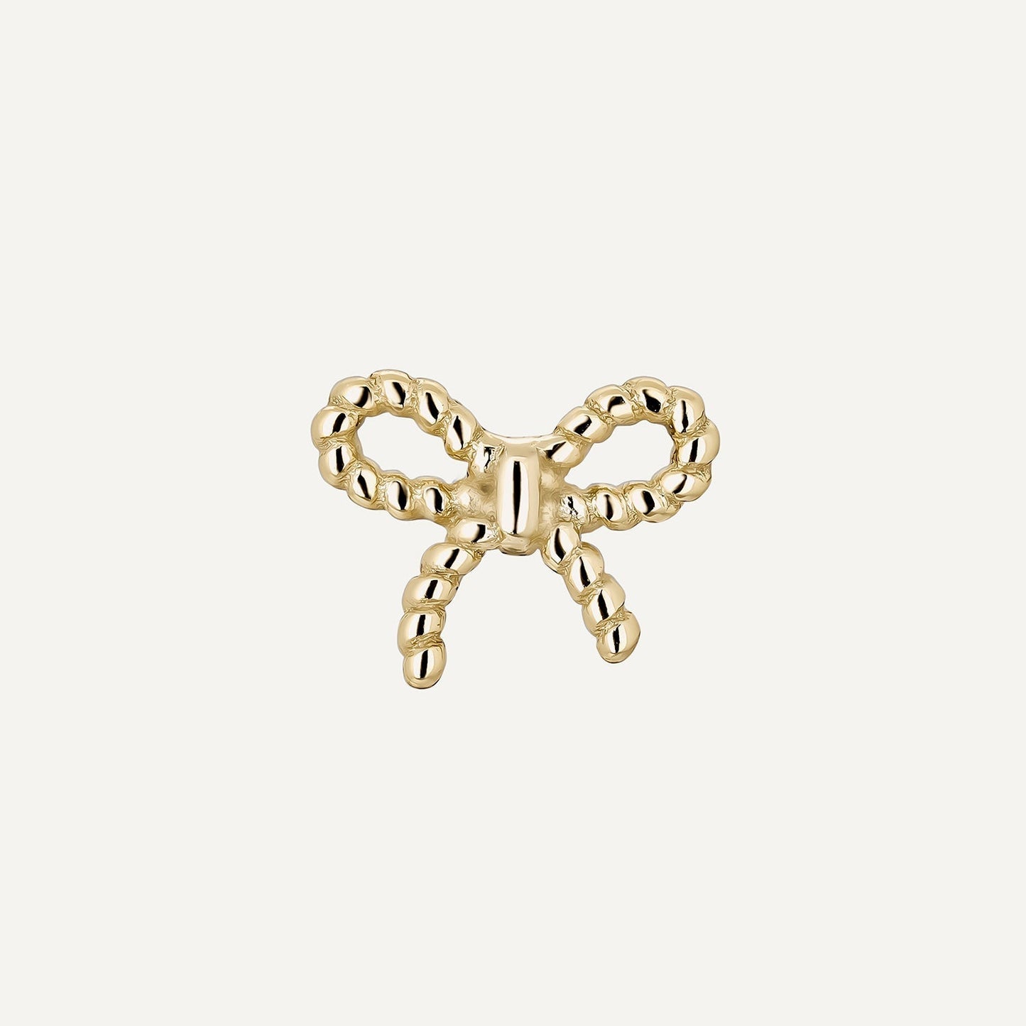 BOW PIERCING EARRING
