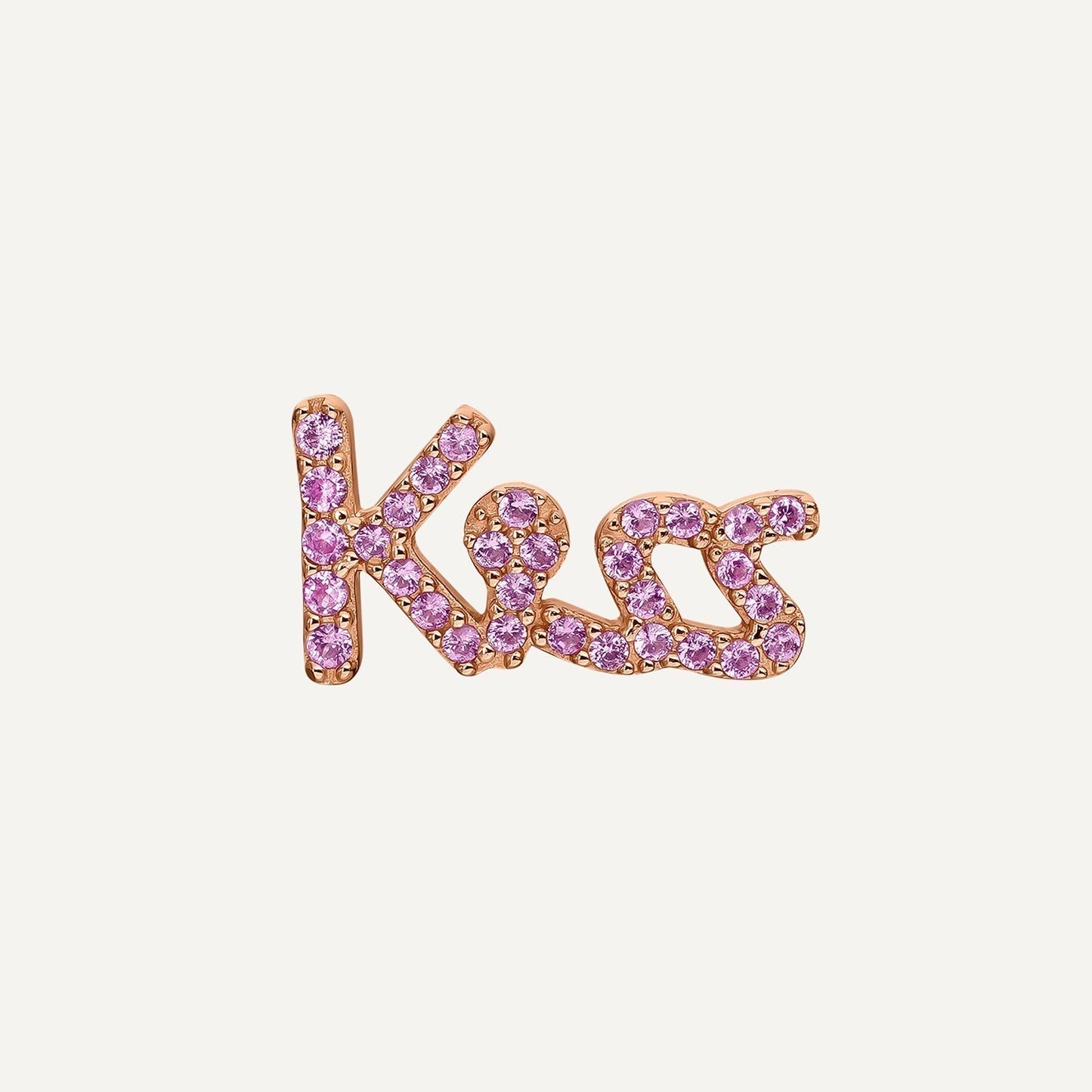 KISS ME PIERCE EARRING
