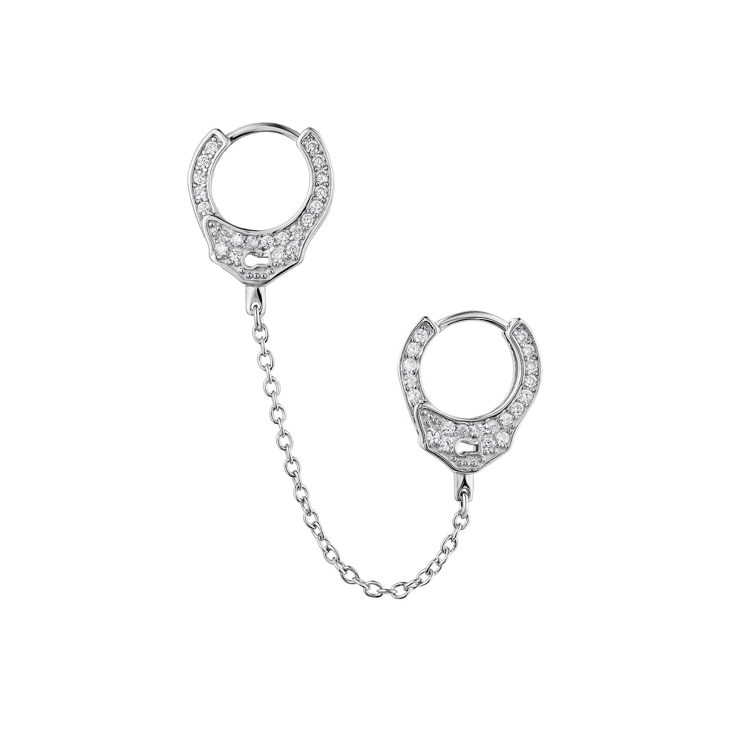 ESPOSAS NIGHT VENTURE SILVER SINGLE EARRING