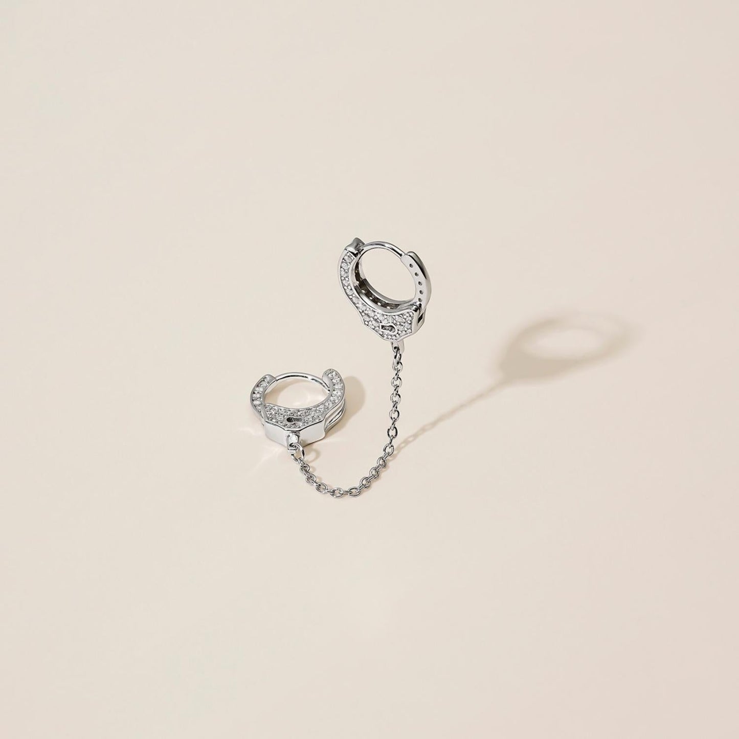 ESPOSAS NIGHT VENTURE SILVER SINGLE EARRING