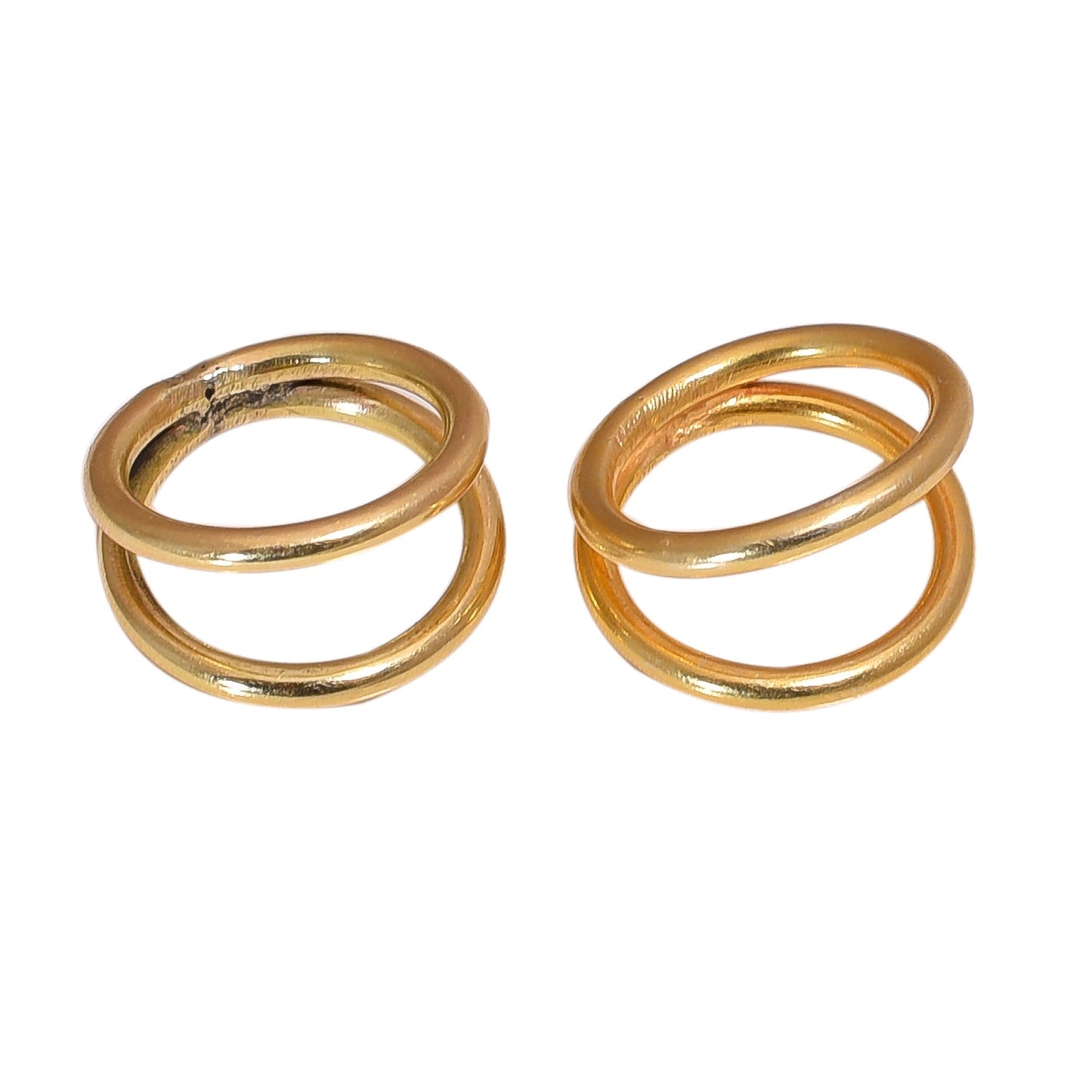 SPLIT COIL RING GOLD