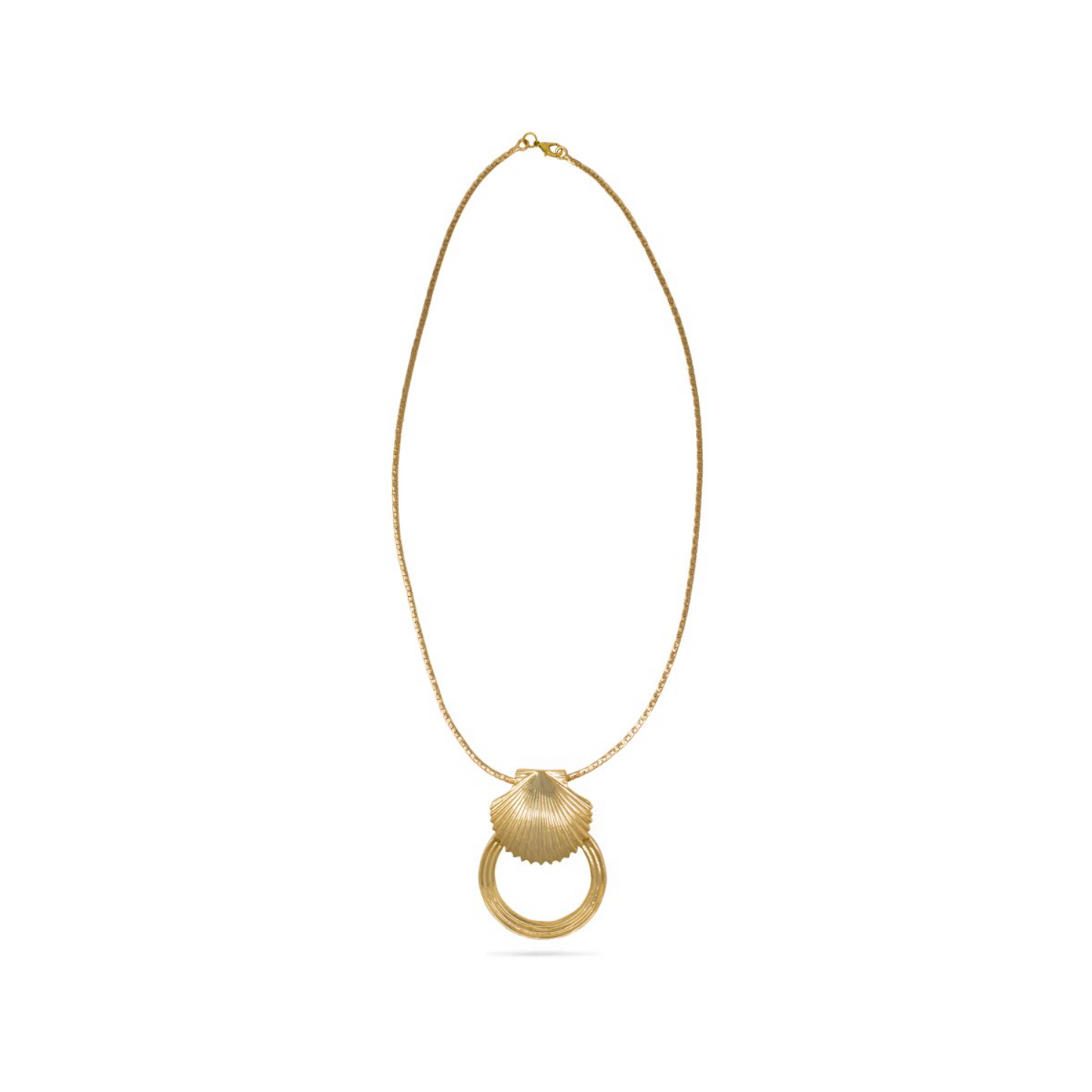 Shell Hoop Necklace