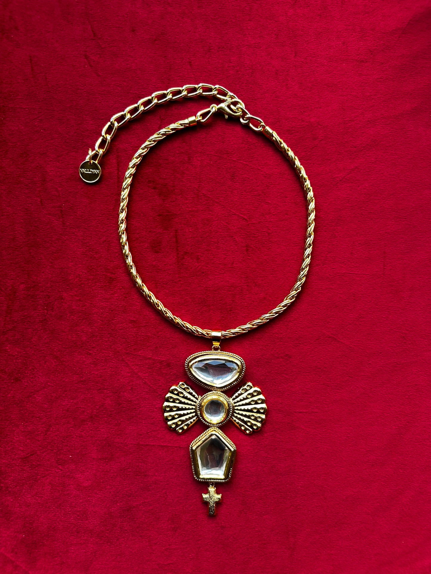 Polki Wing Necklace