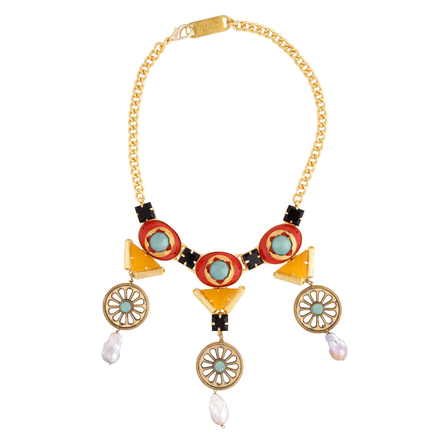 VINTAGE COLOUR WHEEL NECKLACE