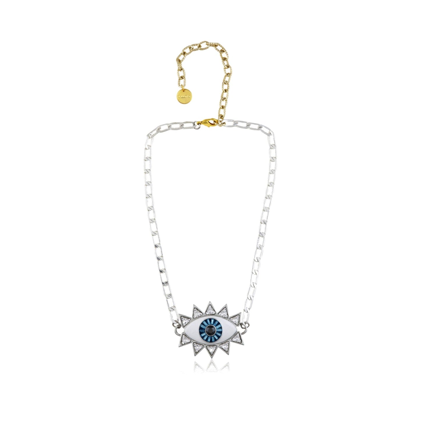 Evil Eye Necklace (Silver)