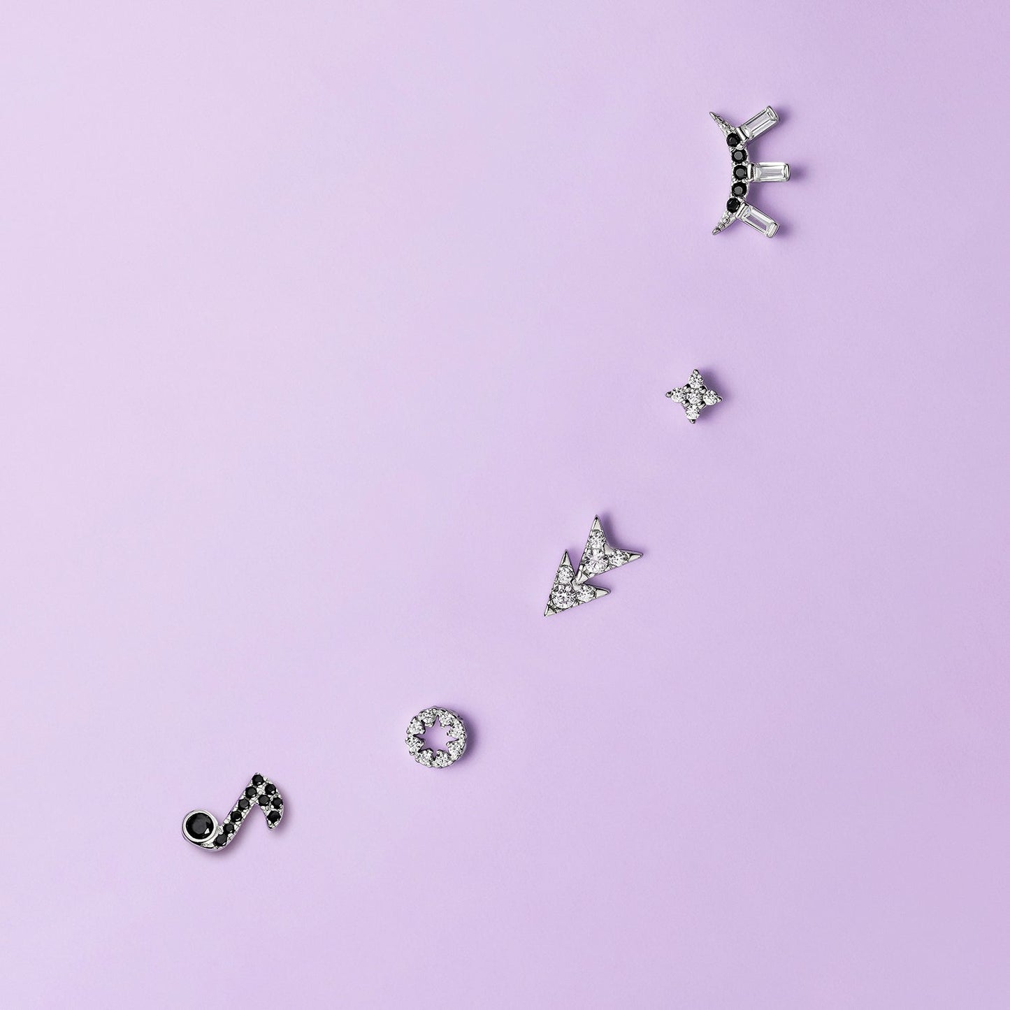 HOSHI SILVER SINGLE EARRING