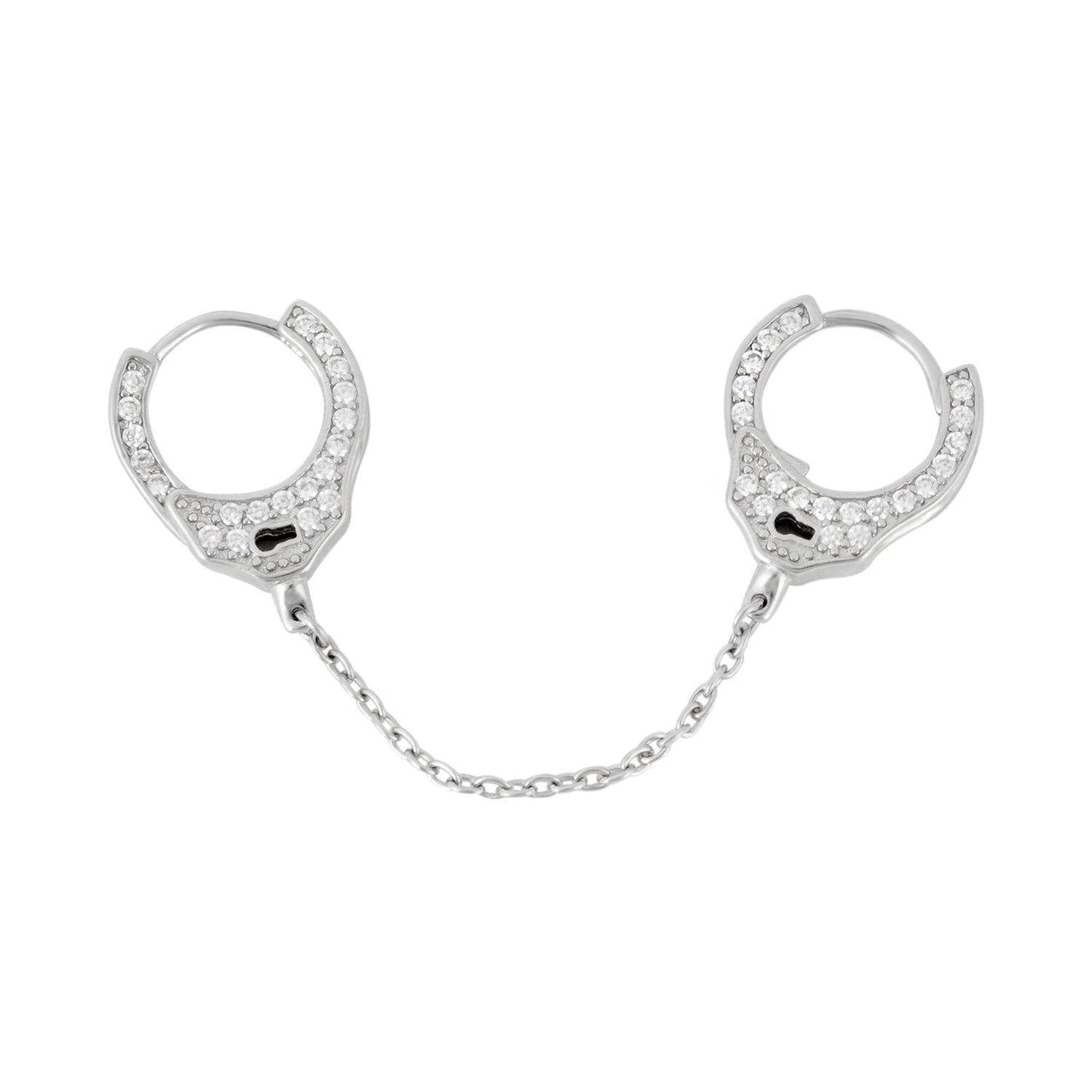 ESPOSAS NIGHT VENTURE SILVER SINGLE EARRING