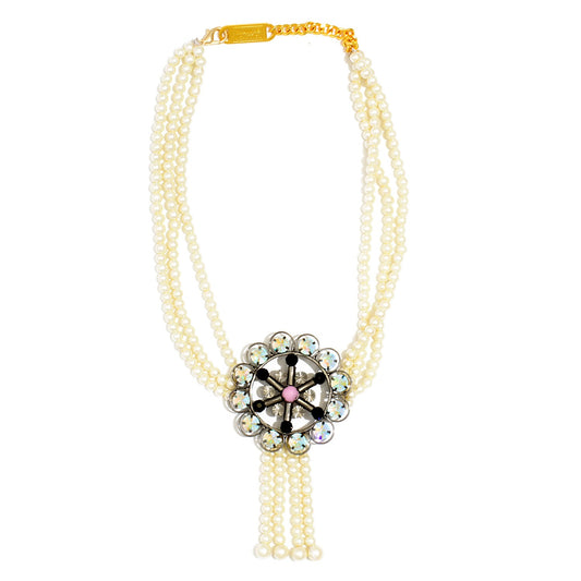 Lilah White Pearl Necklace