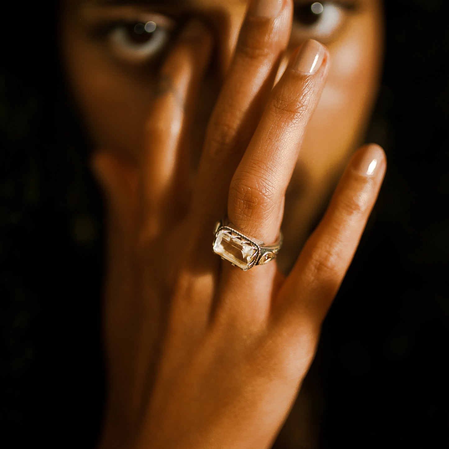 SILVER LADY RING