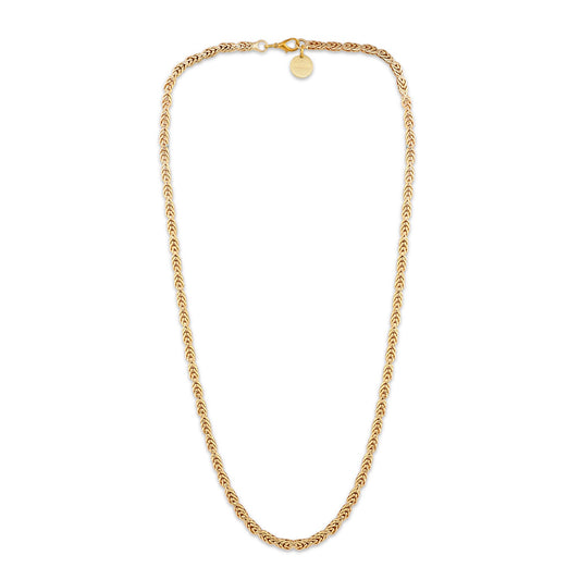 Pleated  Link Chain