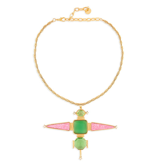 Gold Satellite Necklace