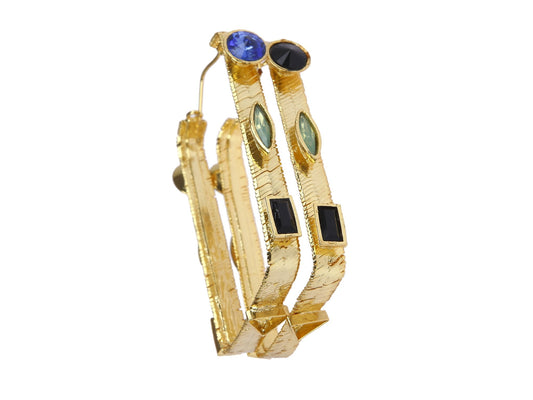 Jewelled Hoops Square