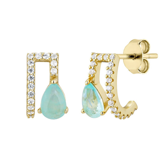 PARADISA ASYMMETRIC EARRINGS