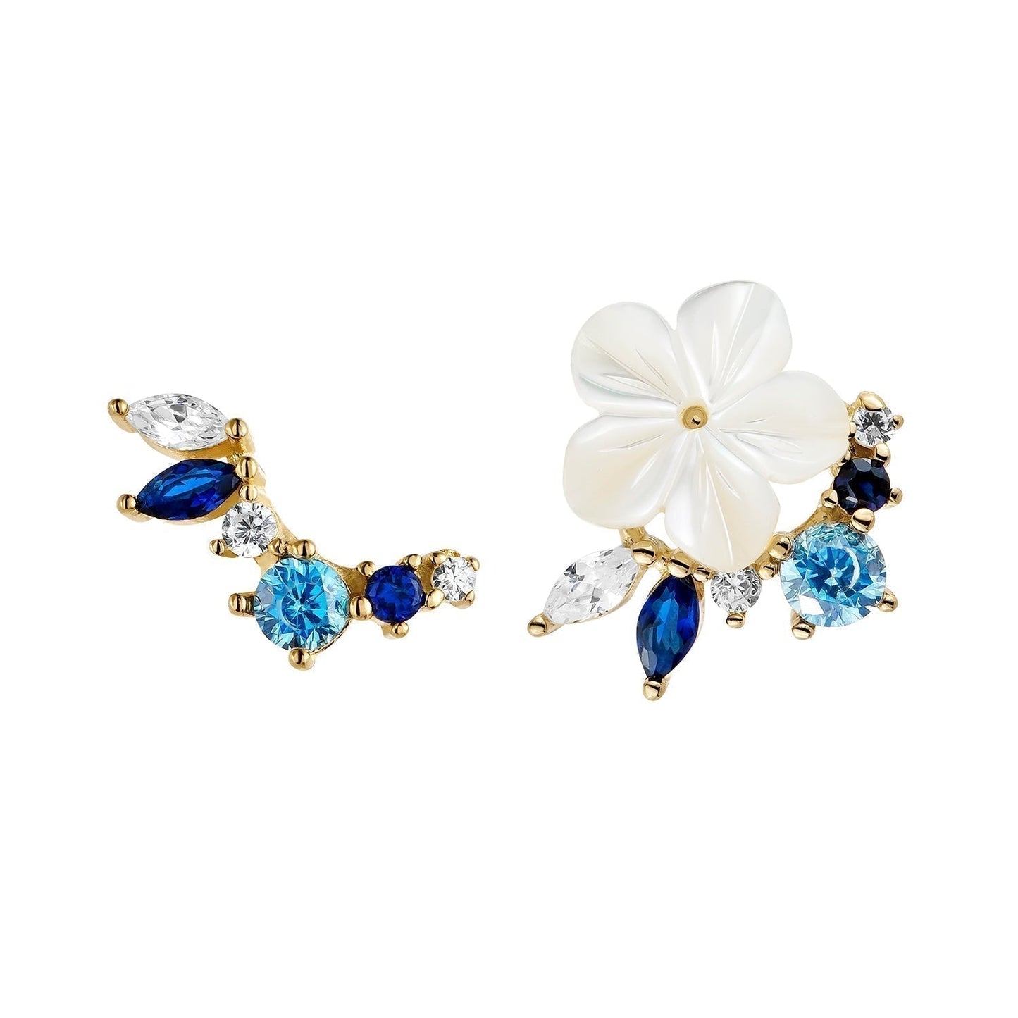 BLUE BOUQUET EARRINGS