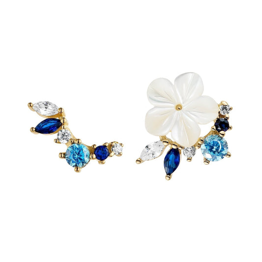 BLUE BOUQUET EARRINGS