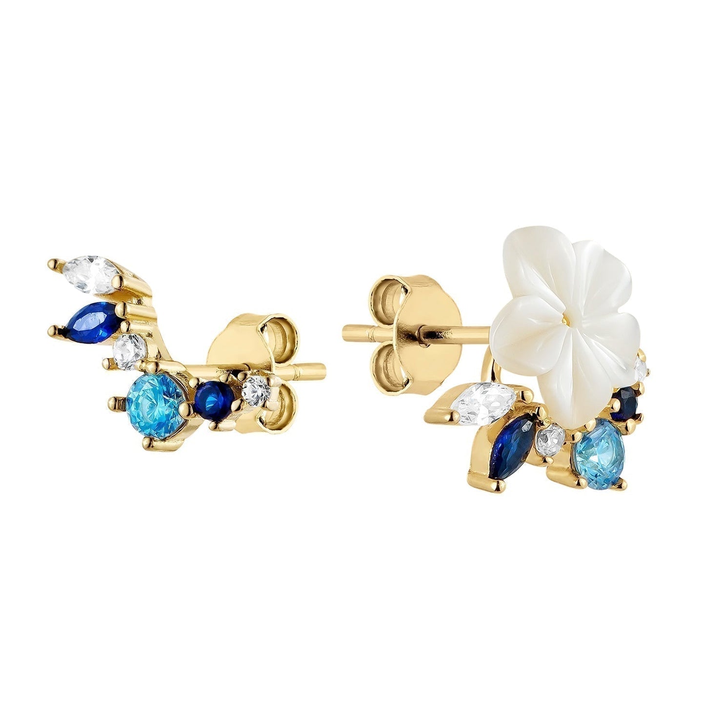 BLUE BOUQUET EARRINGS