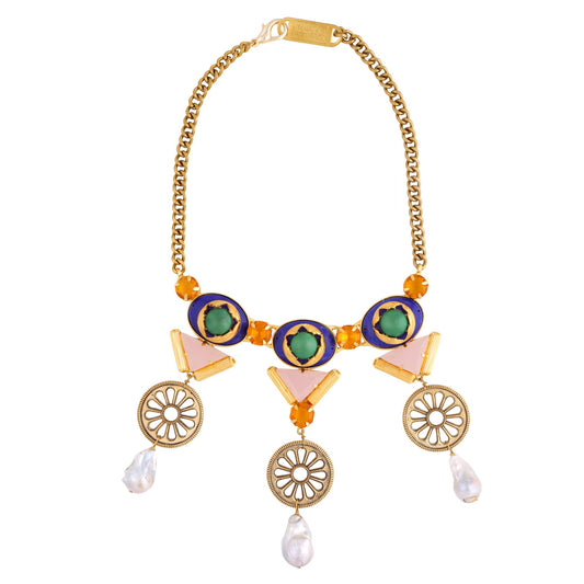 BEATRICE WHEEL WINTER NECKLACE