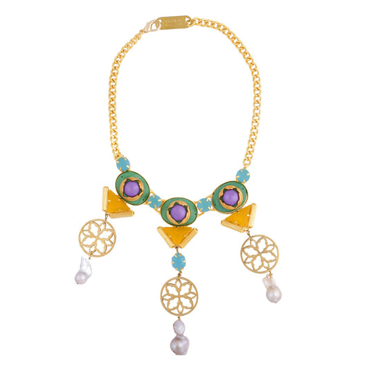 BEATRICE WHEEL SUMMER NECKLACE