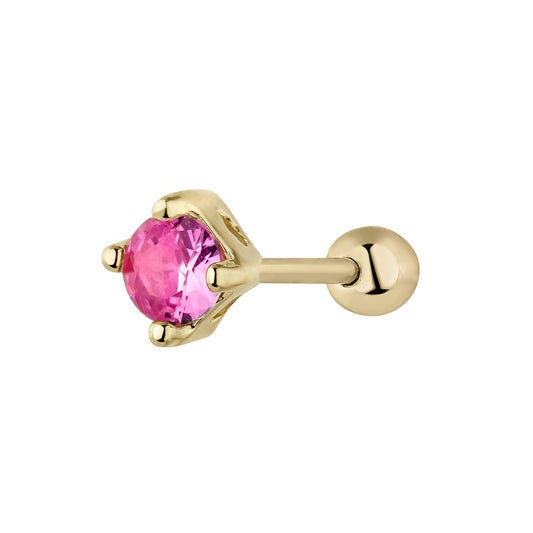 LUZ YELLOW GOLD SINGLE EARRING
