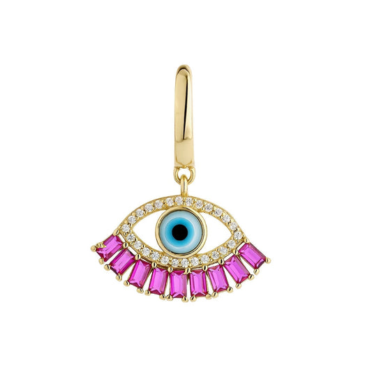 GREEK EVIL EYE SINGLE EARRING