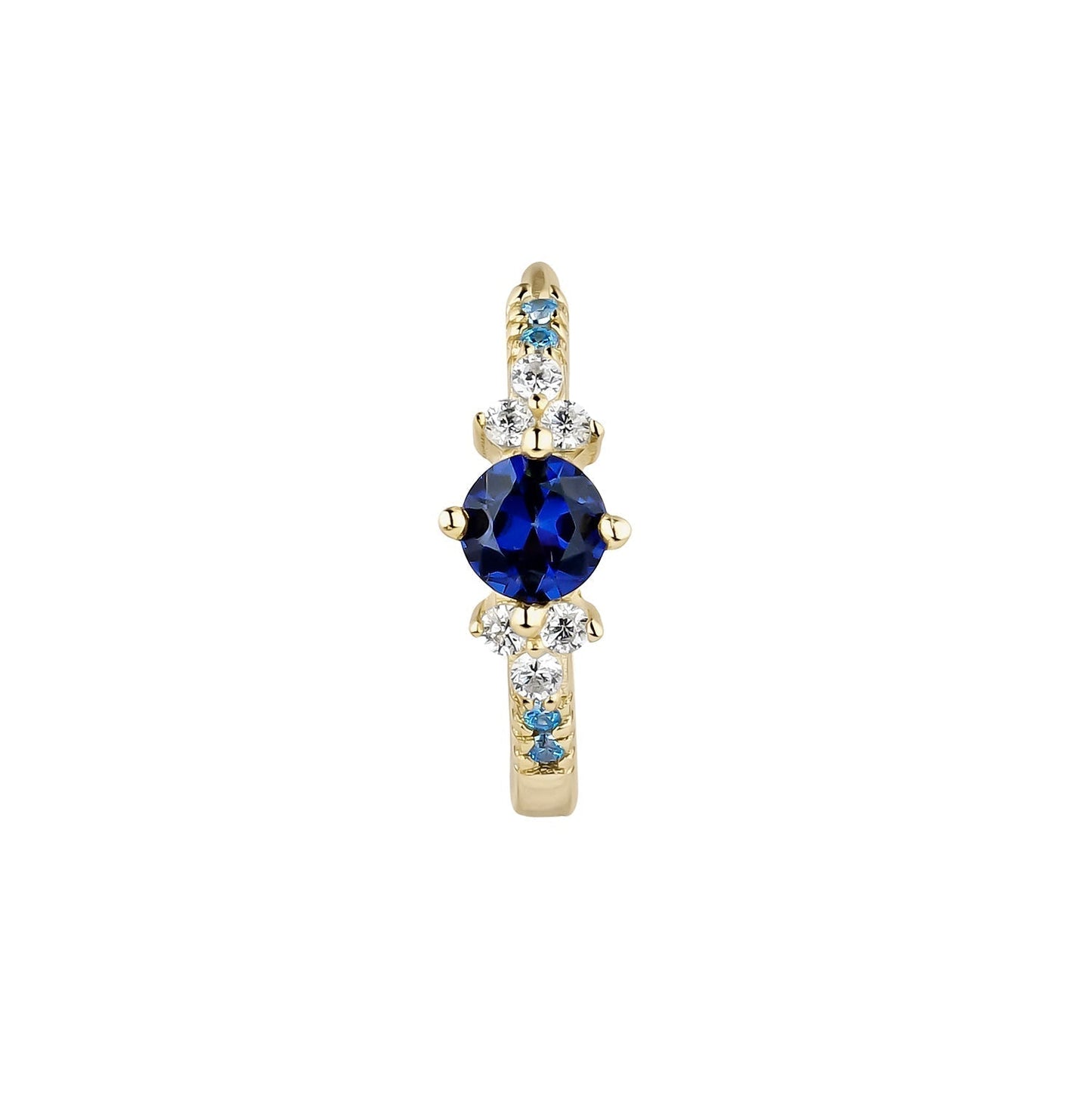KEILA BLUE SINGLE EARRING