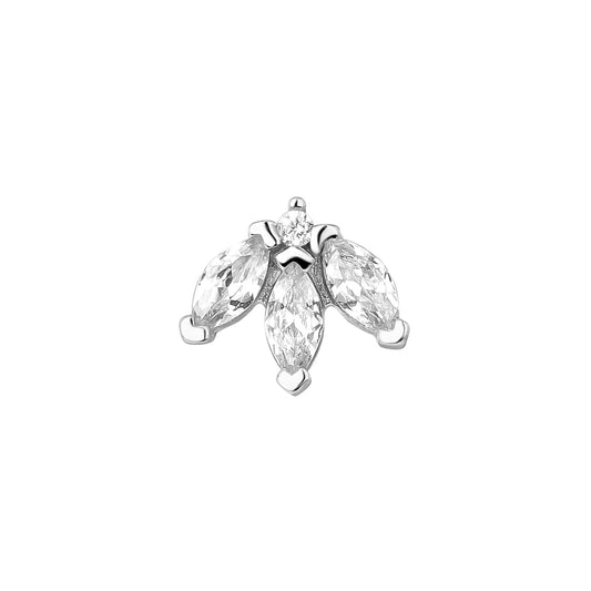 JOSEPHINE SILVER PIERCING EARRING