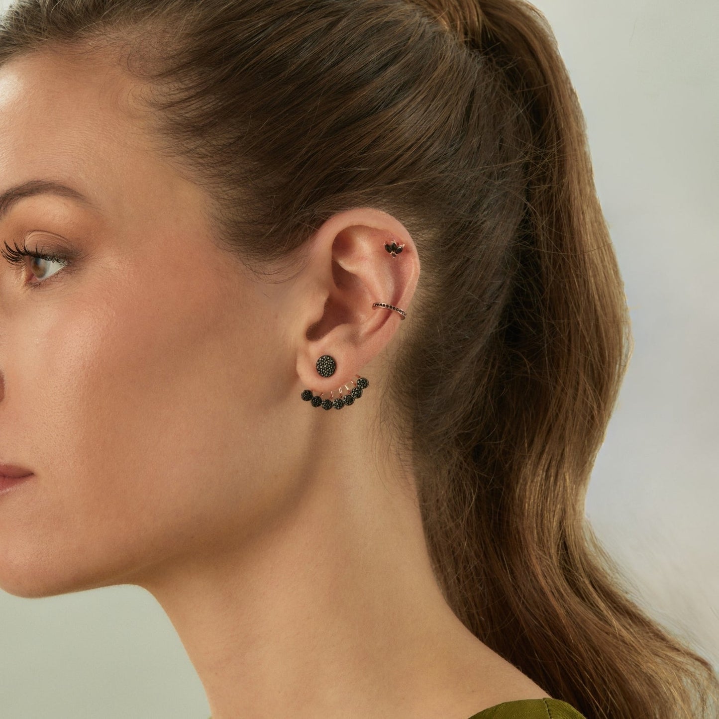 JOSEPHINE ROSE GOLD PIERCING EARRING