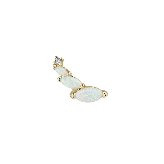 LOTUS CLIMBING EARRINGS