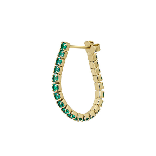 MADISON GOLD HOOP PIERCING EARRING